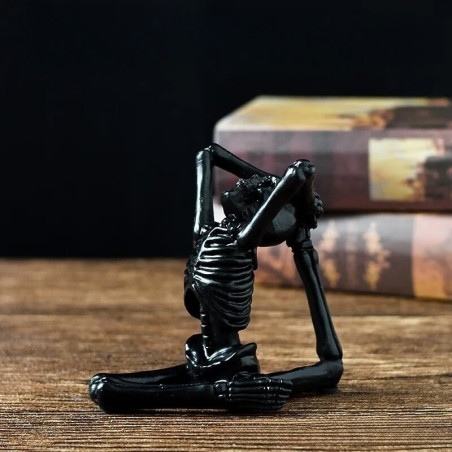 Figurine Tête de Mort Yoga et Méditation Modèle 2