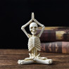 Figurine Tête de Mort Yoga et Méditation Modèle 5