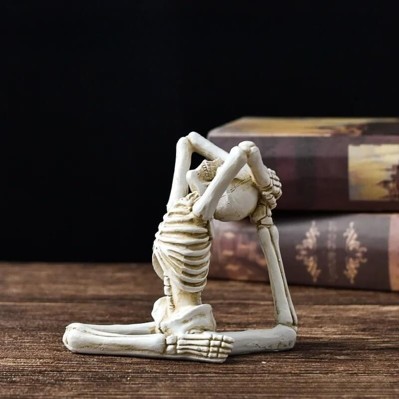 Figurine Tête de Mort Yoga et Méditation Modèle 6