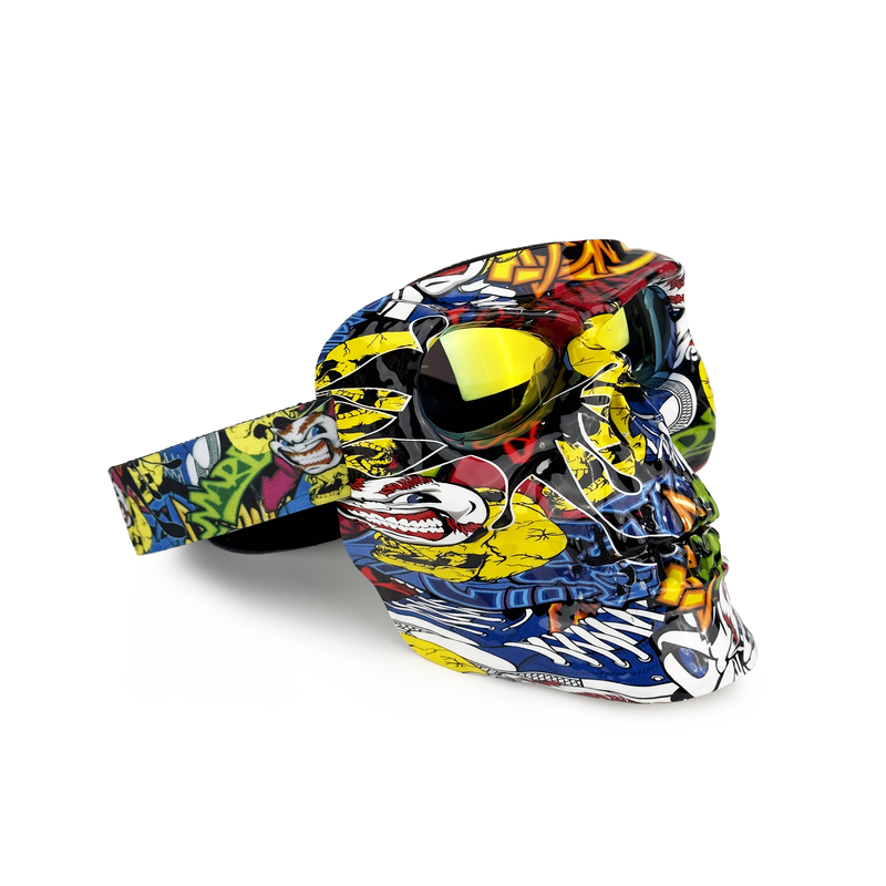 Masque de Protection Tête de Mort Moto