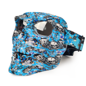 Masque de Protection à motifs Tête de Mort pour Moto