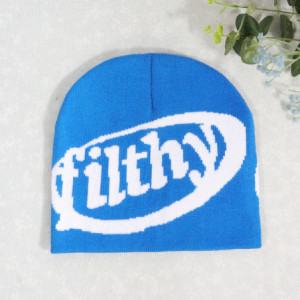 Bonnet avec inscription Filthy Modèle Bleu