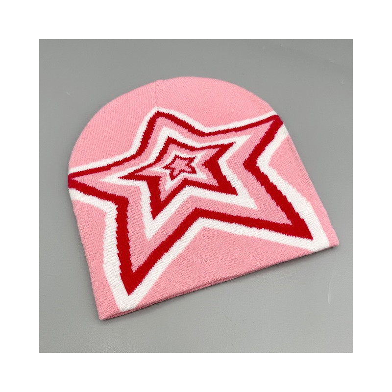 Bonnet Rock N Roll Star Couleur Rose