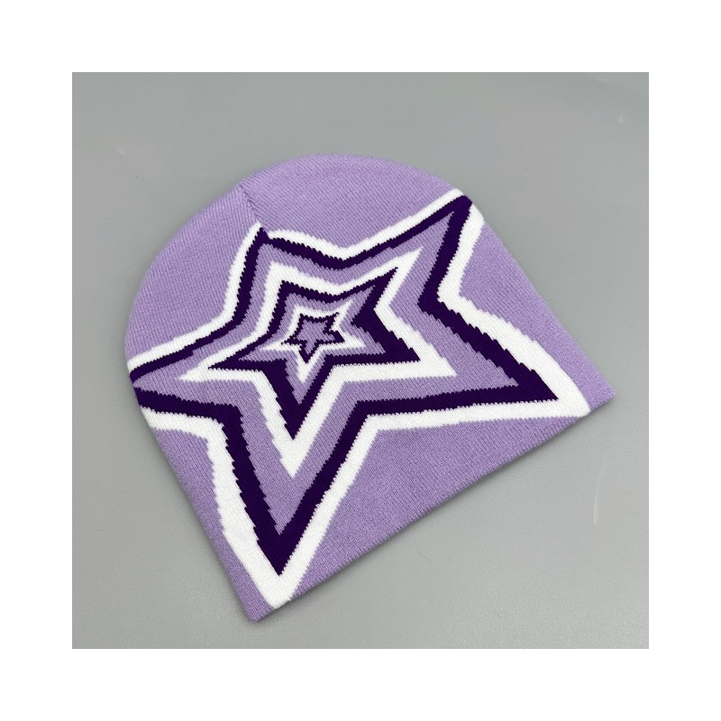 Bonnet Rock N Roll Star Couleur Violet