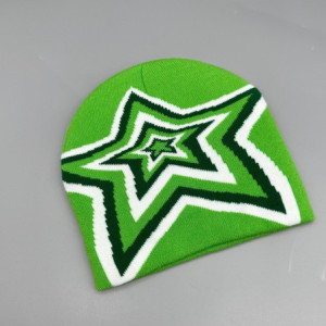 Bonnet Rock N Roll Star Couleur Vert