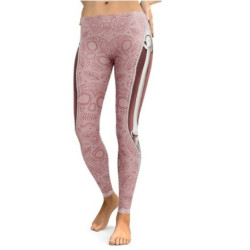 Legging Tête de Mort Rose