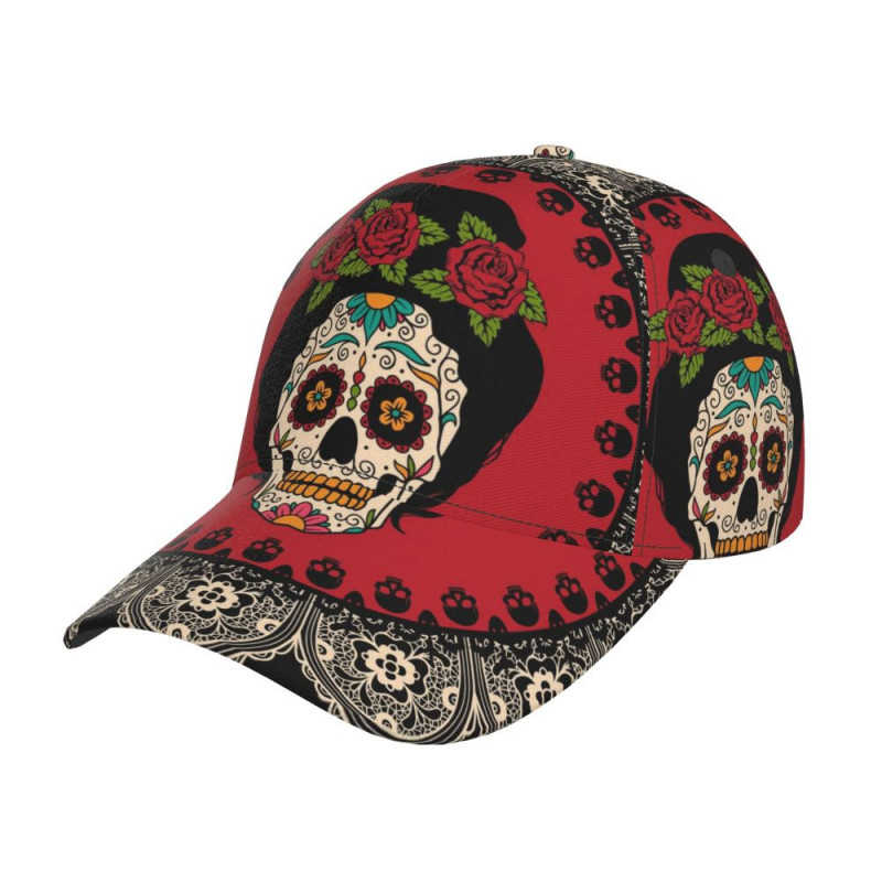 Casquette Tête de Mort Santa Muerte