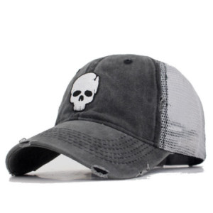 Casquette Tête de Mort Metal Skull Couleur Noir