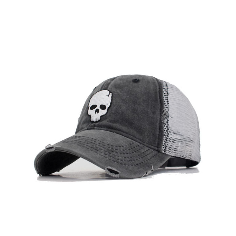 Casquette Tête de Mort Metal Skull Couleur Noir