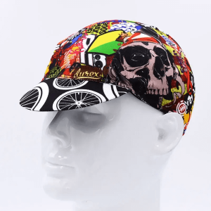 Casquette de Cyclisme Tête de Mort Crâne Pop Art