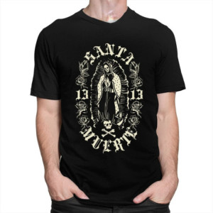 T-shirt Tête de Mort Santa Muerte Lucky 13