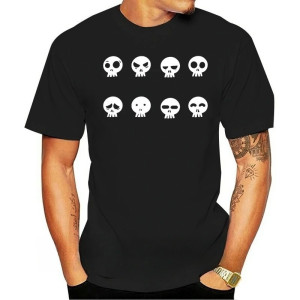 T-shirt "Mood Gallery of Skulls" - Exprimez Votre Humeur avec Style !