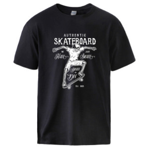 T-shirt Tête de Mort Skate Or Die