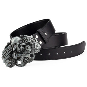 vue complète  Ceinture Tête de Mort Gear Head