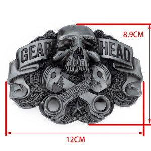 Dimensions Ceinture Tête de Mort Gear Head