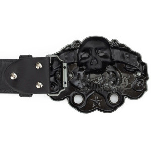 vue arrière Ceinture Tête de Mort Gear Head