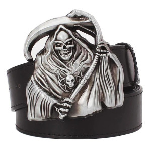 Ceinture Skull de la Faucheuse - couleur Noir