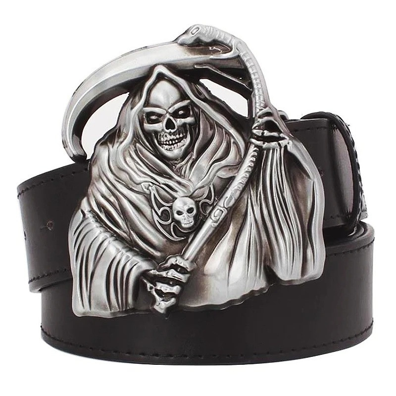 Ceinture Skull de la Faucheuse - couleur Noir