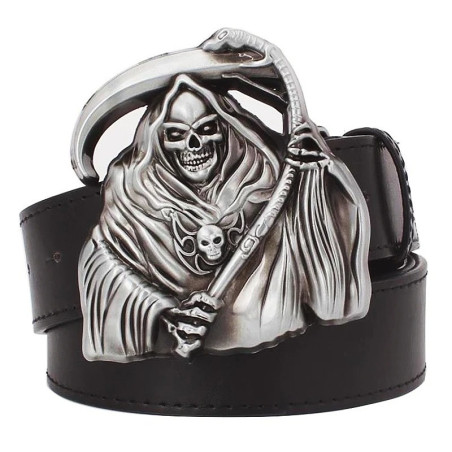 Ceinture Skull de la Faucheuse - couleur Noir