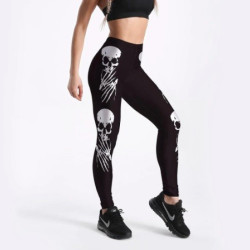 Legging Tete de Mort Leggings Tete de Mort Skull pour un Style Unique