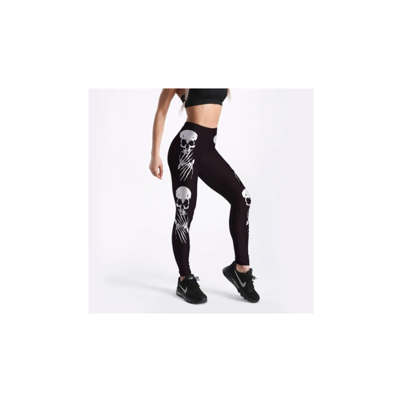 Legging Tête de Mort Squelette