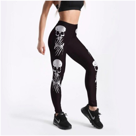 Legging Tête de Mort Squelette