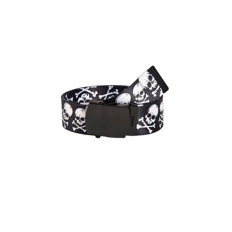 Ceinture Tête de Mort - Accessoire Punk Incontournable