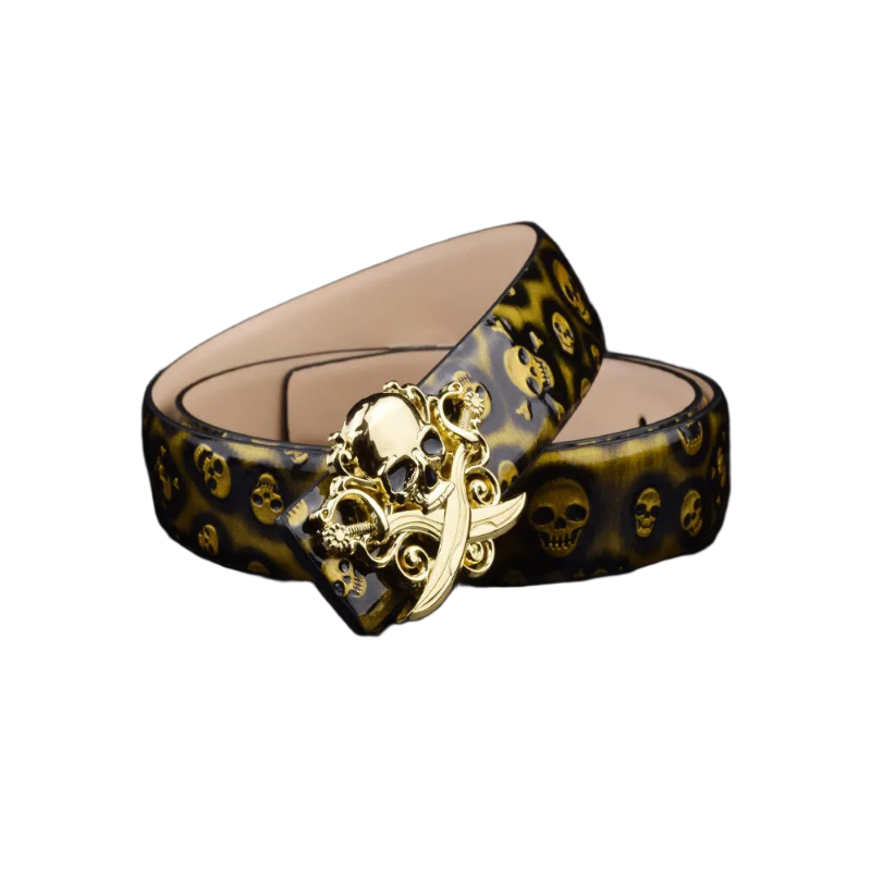 Ceinture Tête de Mort Pirate - Model 2