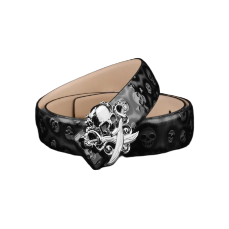 Ceinture Tête de Mort Pirate - Model 3