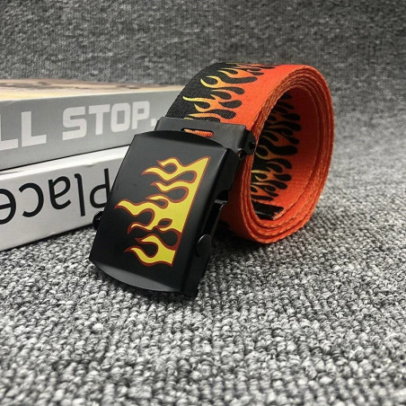 Ceinture Flamme Infernale - Couleur Orange