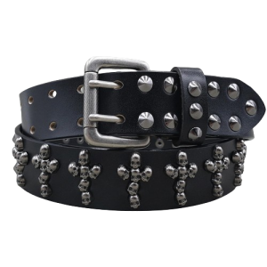 Ceinture Tête de Mort Skull Dominance – Luxe Gothique et Métal