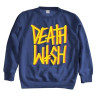 Sweatshirt Gothique DeathWish - Couleur Bleu Marine