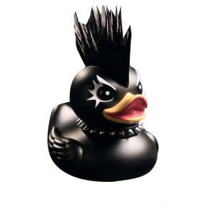 Détails Figurine de Canard Gothique Canard Musicien Punk Metal