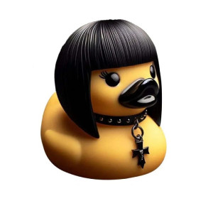 Détails Figurine de Canard Gothique Canard Femme Goth