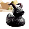 Vue complète Figurine de Canard Gothique Canard Baphomet Satan