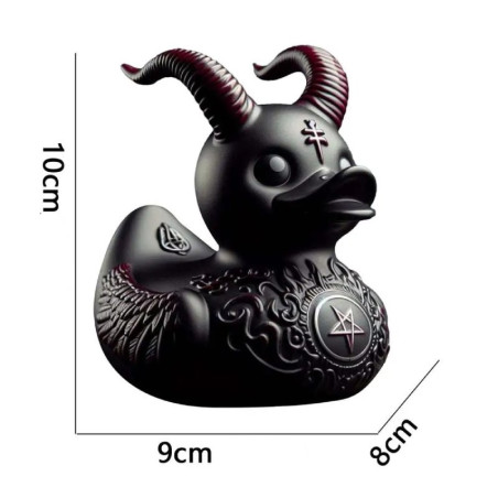 Dimensions Figurine de Canard Gothique Canard Baphomet Satan