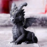 Figurine Gothique Sorcellerie Dragon Noir