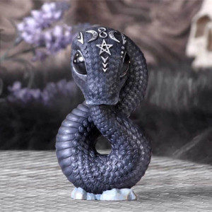 Figurine Gothique Sorcellerie Serpent Noir