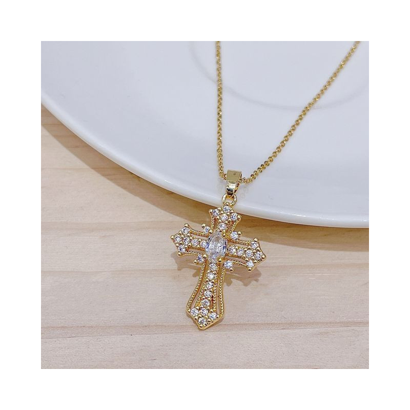 Pendentif Croix Rock Vintage Modèle 2