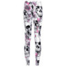 Legging Crâne Fleuri