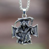 Pendentif Collier "Faucheuse Gothique" 