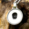 Vue arrière Pendentif Collier Tête de Mort "All-Seeing Skull"