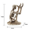 Dimensions de la Figurine Tête de Mort Squelette Porte-stylo créatif