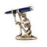 Magnifique Figurine Tête de Mort Squelette Porte-stylo créatif