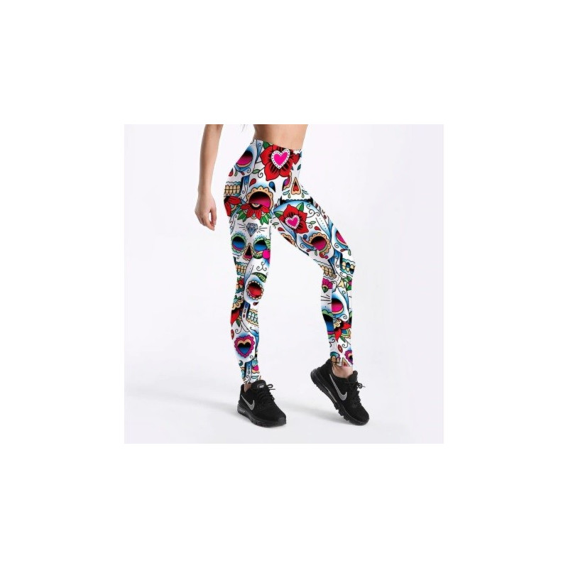 Legging Tête de Mort New School