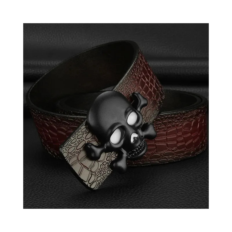 Ceinture Tête de Mort Dark Elegance Skull Couleur Modèle 6