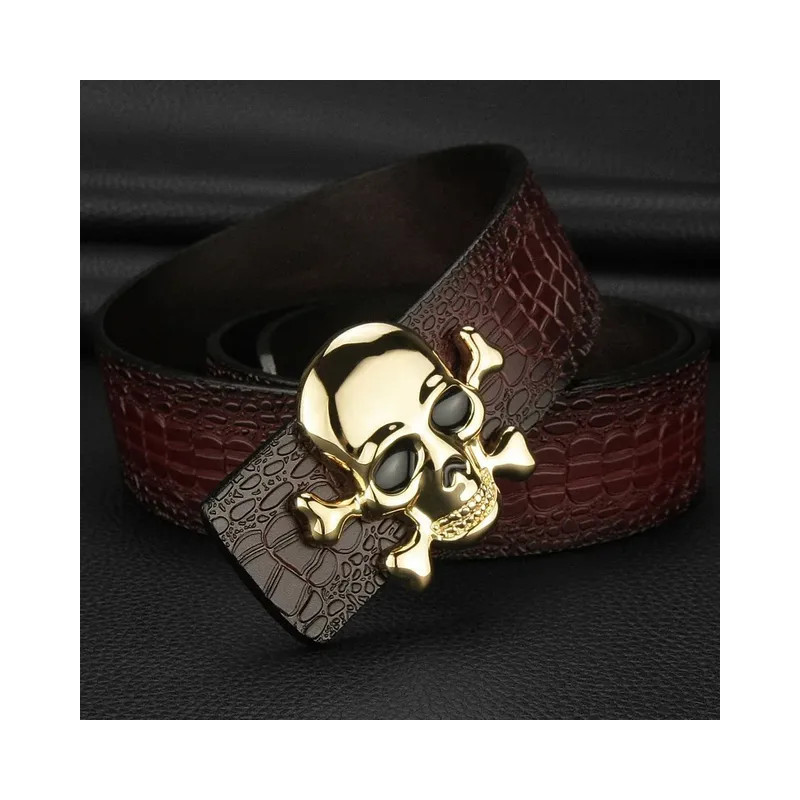 Ceinture Tête de Mort Dark Elegance Skull Couleur Modèle 2