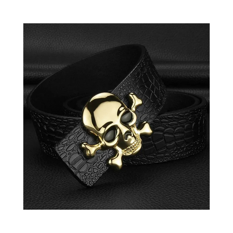 Ceinture Tête de Mort Dark Elegance Skull Couleur Modèle 1