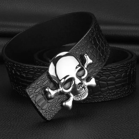 Ceinture Tête de Mort Dark Elegance Skull Couleur Modèle 3