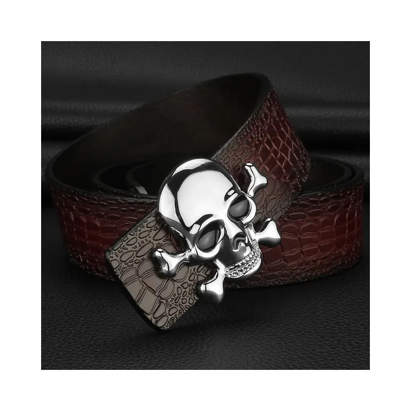 Ceinture Tête de Mort Dark Elegance Skull Couleur Modèle 4